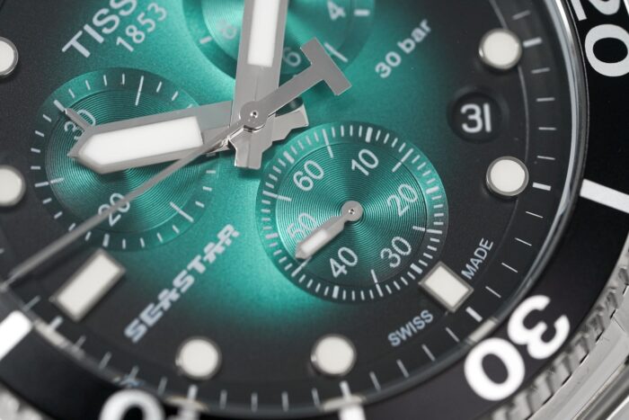 Tissot Chronograph Watch SEASTAR 1000 Green - T120.417.11.091.01 - Image 5